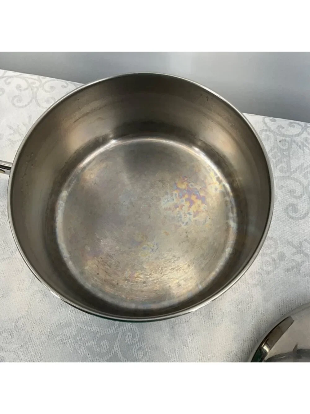Revere Ware 2 Qt Copper Bottom Stainless Steel Saucepan With Lid